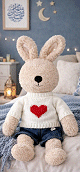Peluche/Doudou Lapin Jassim + Livre "J’apprends ma religion avec la famille Arnoube" Peluche/Doudou Lapin Jassim + Livre "J’apprends ma religion avec la famille Arnoube"