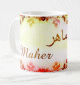Mug prenom arabe masculin "Maher"