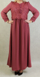 Robe longue a dentelles doublee pour femme (Plusieurs couleurs disponibles)
