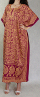 Robe style oriental pour la maison et l'ete (Robes extra-large et grande taille pour femme) - Couleur Motifs Magenta