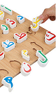 Puzzle en bois alphabet arabe : grosses lettres multicolores pour apprendre l'alphabet arabe Puzzle en bois alphabet arabe : grosses lettres multicolores pour apprendre l'alphabet arabe