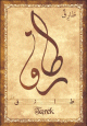 Carte postale prenom arabe masculin "Tarek"