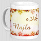 Mug prenom arabe feminin "Najla"