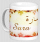 Mug prenom arabe feminin "Sara"